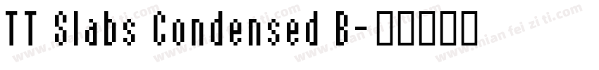 TT Slabs Condensed B字体转换